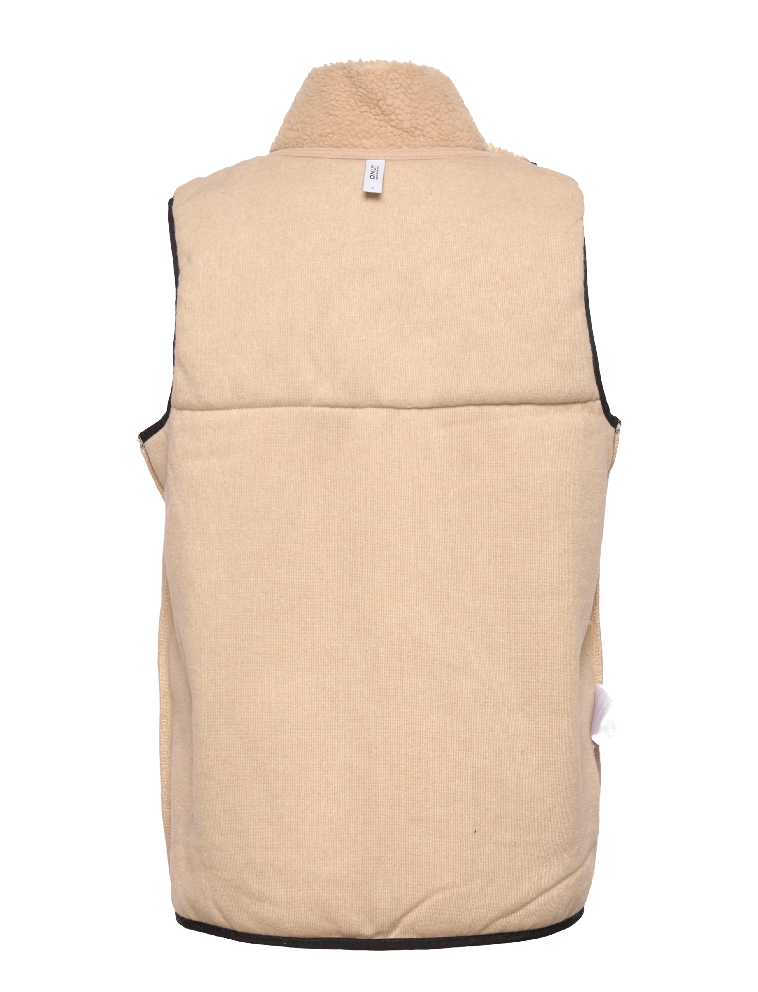 ONLY - ONLSTACY TEDDY VEST NN - beige - 2