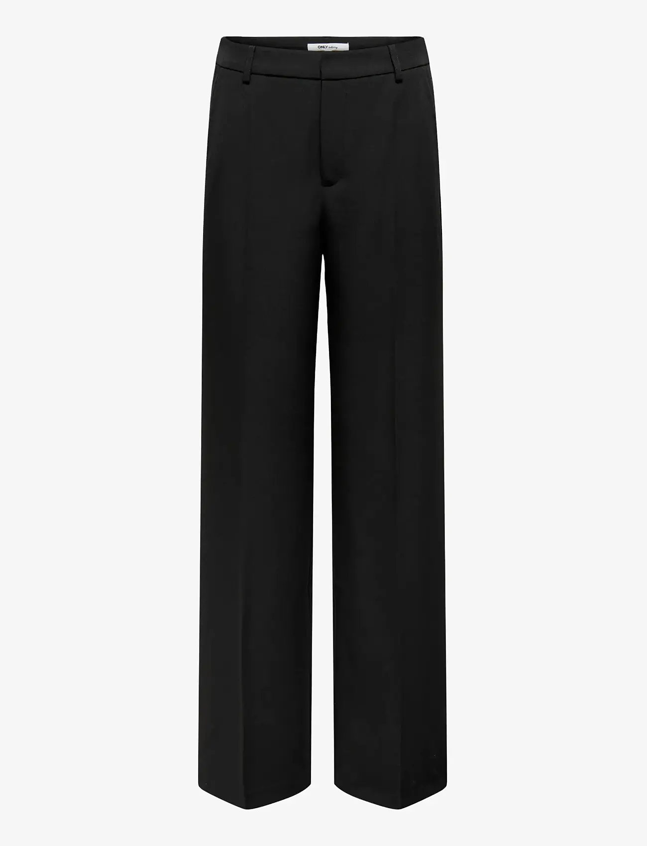 ONLY - ONLBERRY HW WIDE PANT TLR NOOS - pidulikud püksid - black - 1