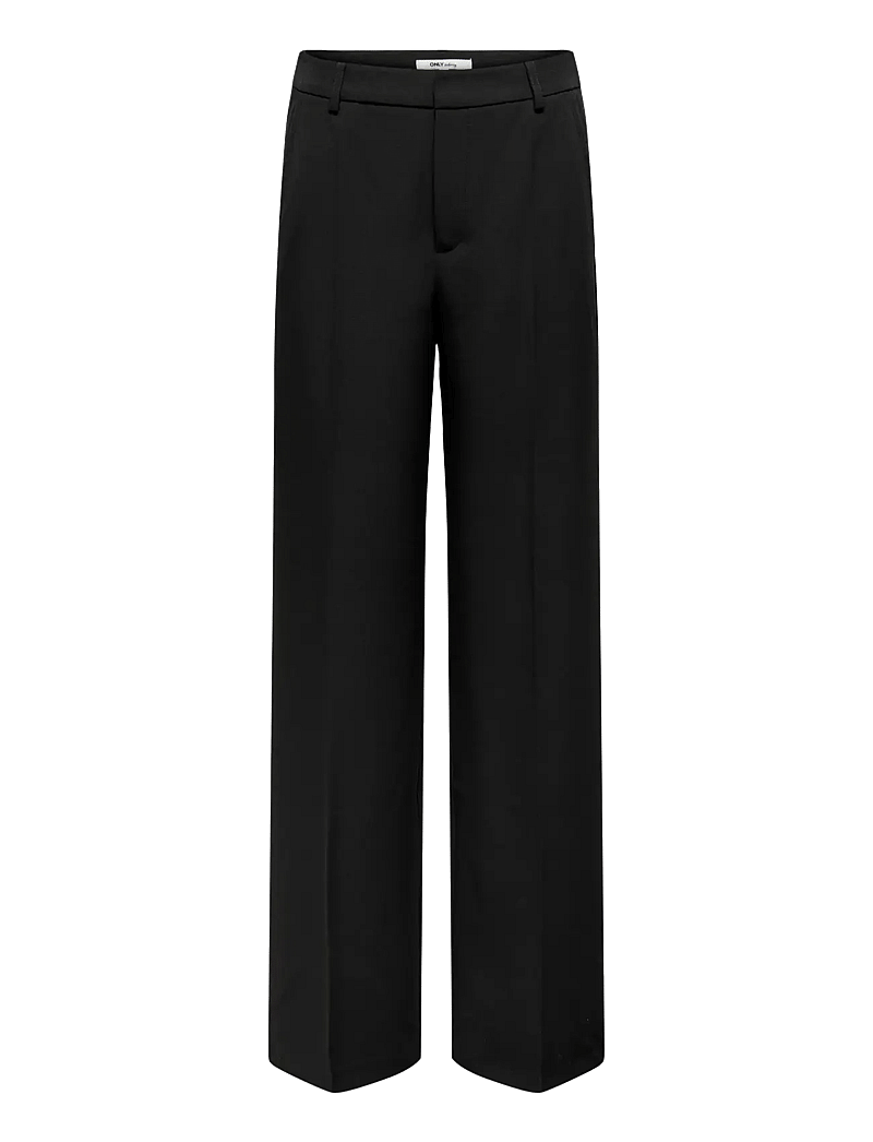 ONLY - ONLBERRY HW WIDE PANT TLR NOOS - kostymbyxor - black - 1