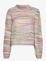 ONLY - ONLCARMA L/S PULLOVER CC KNT - strikkegensere - pumice stone - 0