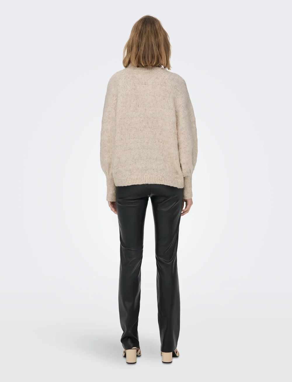 ONLY - ONLCELINA LS HIGH PULLOVER KNT NOOS - pullover - birch - 3