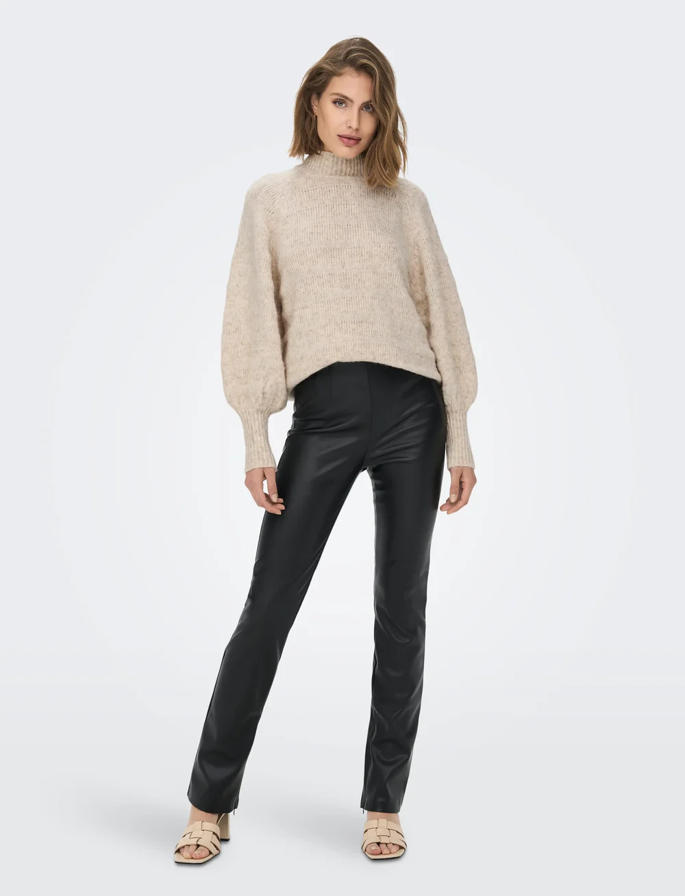 ONLY - ONLCELINA LS HIGH PULLOVER KNT NOOS - pullover - birch - 5