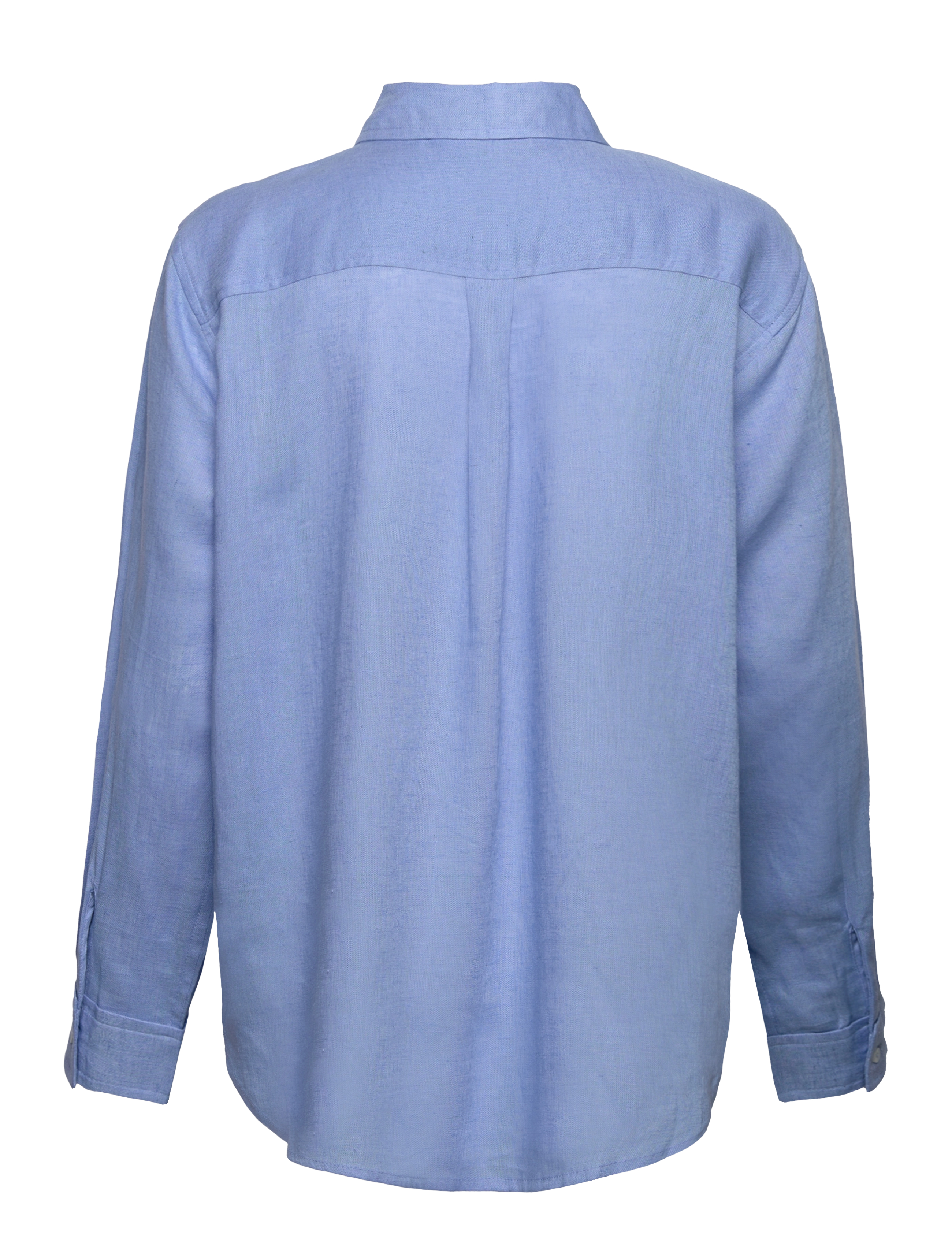 ONLY - ONLTOKYO L/S LINEN BLEND SHIRT PNT NOOS - pellavakauluspaidat - azurine - 2