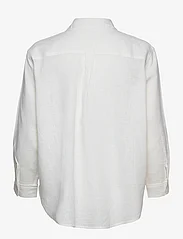 ONLY - ONLTOKYO L/S LINEN BLEND SHIRT PNT NOOS - koszule lniane - bright white - 1