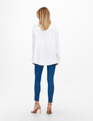 ONLY - ONLTOKYO L/S LINEN BLEND SHIRT PNT NOOS - koszule lniane - bright white - 2