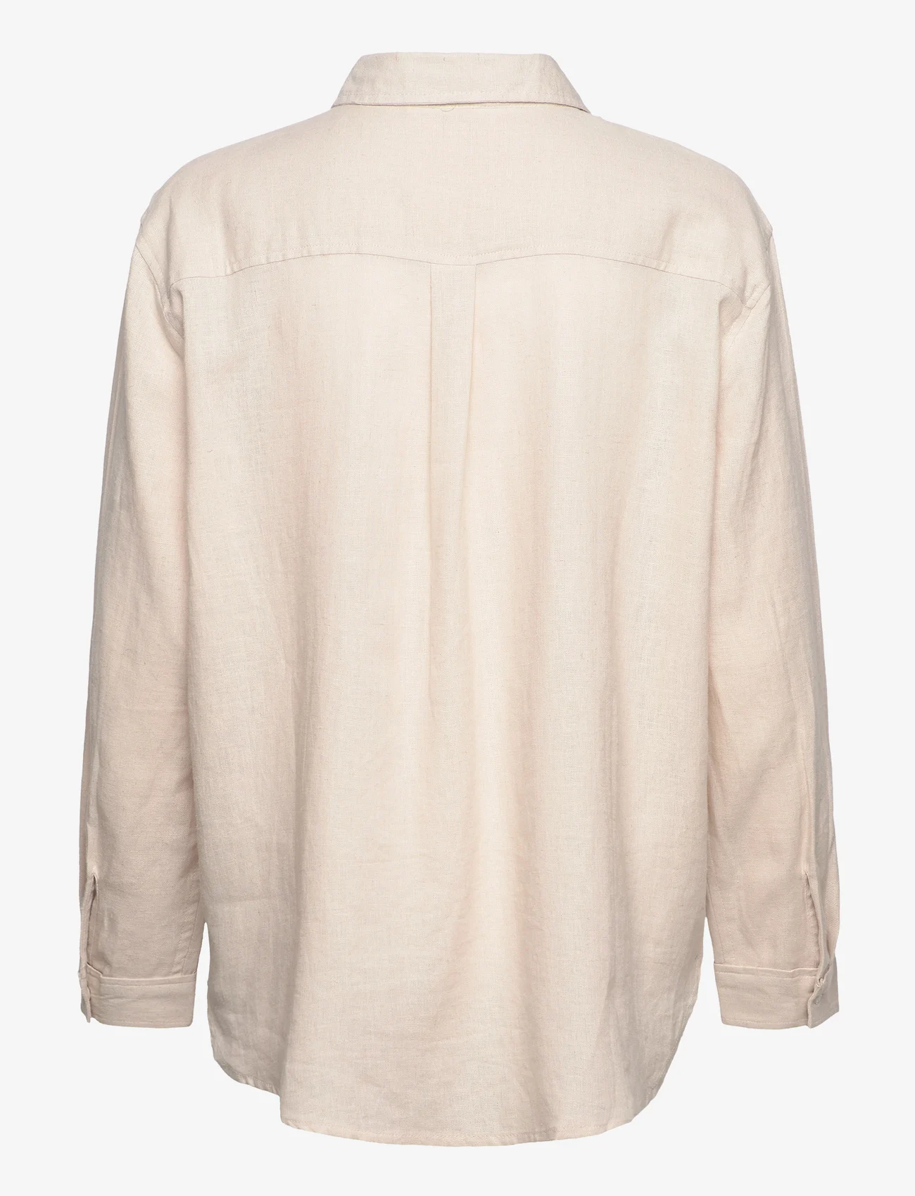 ONLY - ONLTOKYO L/S LINEN BLEND SHIRT PNT NOOS - linen shirts - moonbeam - 1
