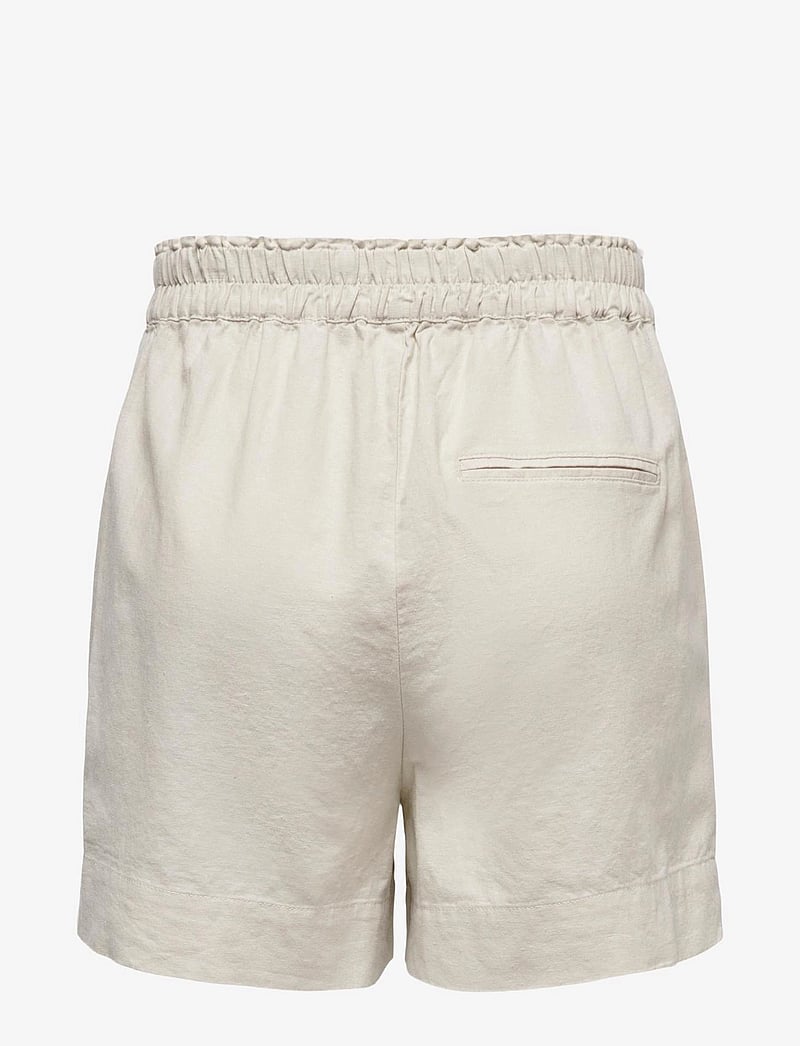 ONLY - ONLTOKYO LIFE HW LIN BL SHORTS PNT NOOS - leinen-shorts - moonbeam - 2