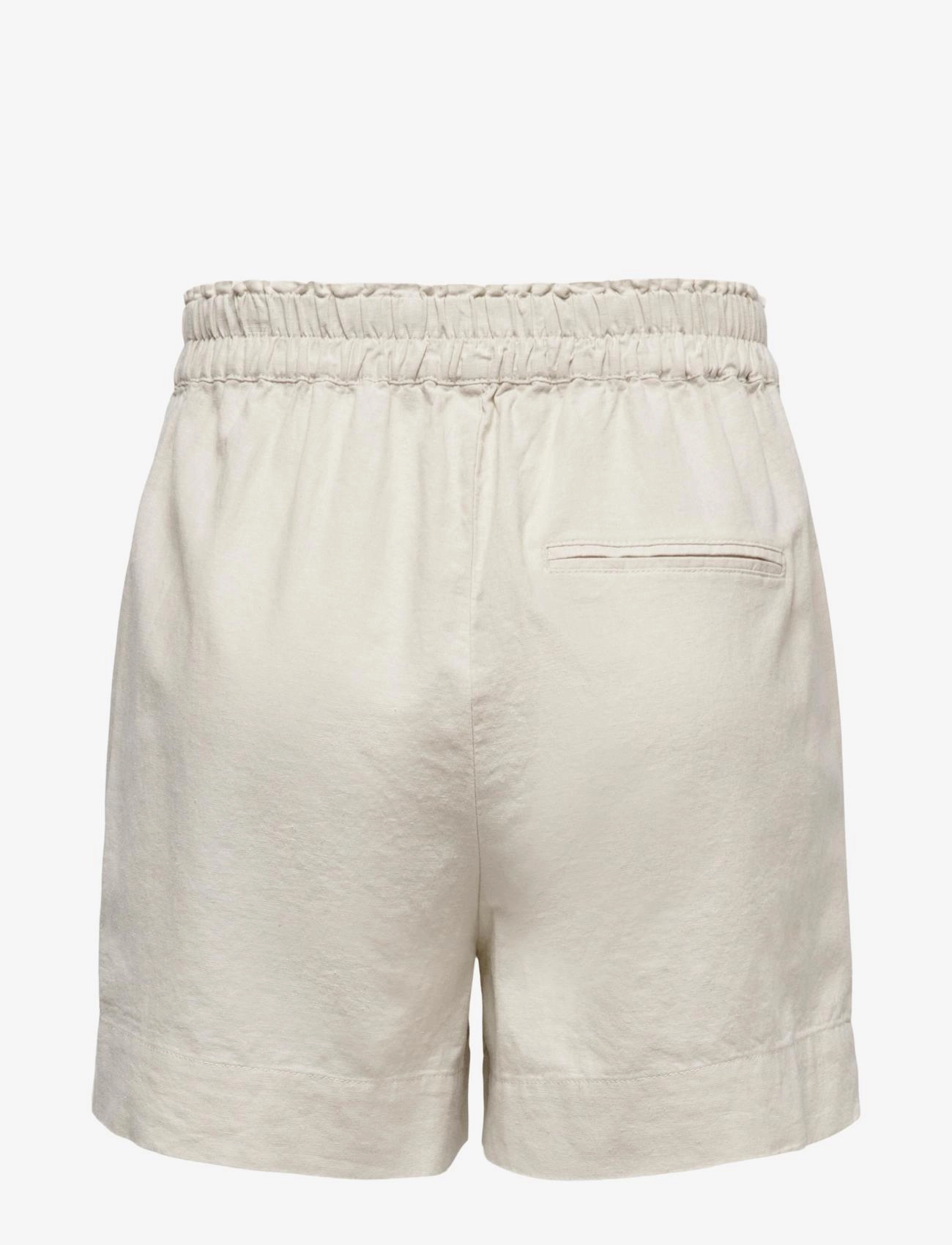 ONLY - ONLTOKYO HW LINEN BLEND SHORTS PNT NOOS - leinen-shorts - moonbeam - 2