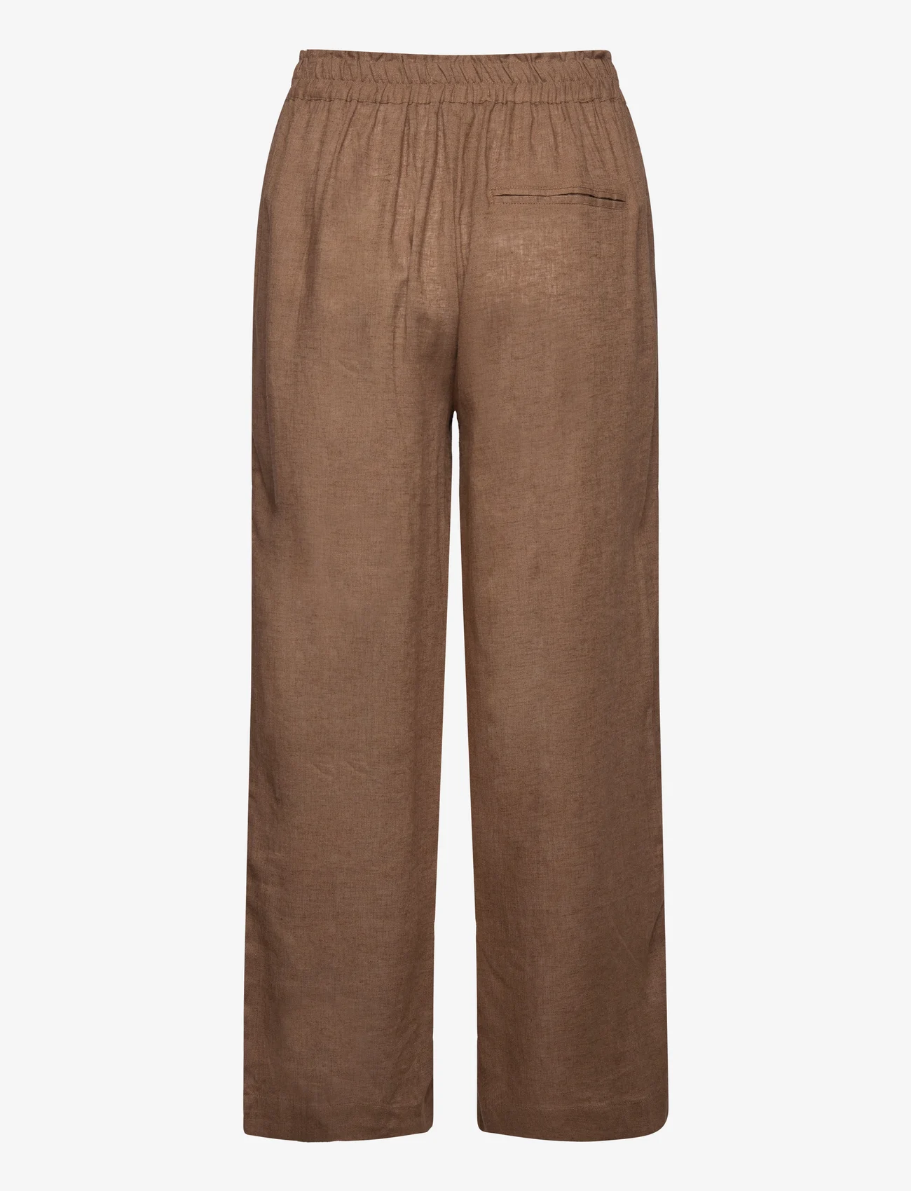 ONLY - ONLTOKYO HW LINEN BLEND PANT PNT NOOS - linen trousers - cub - 1
