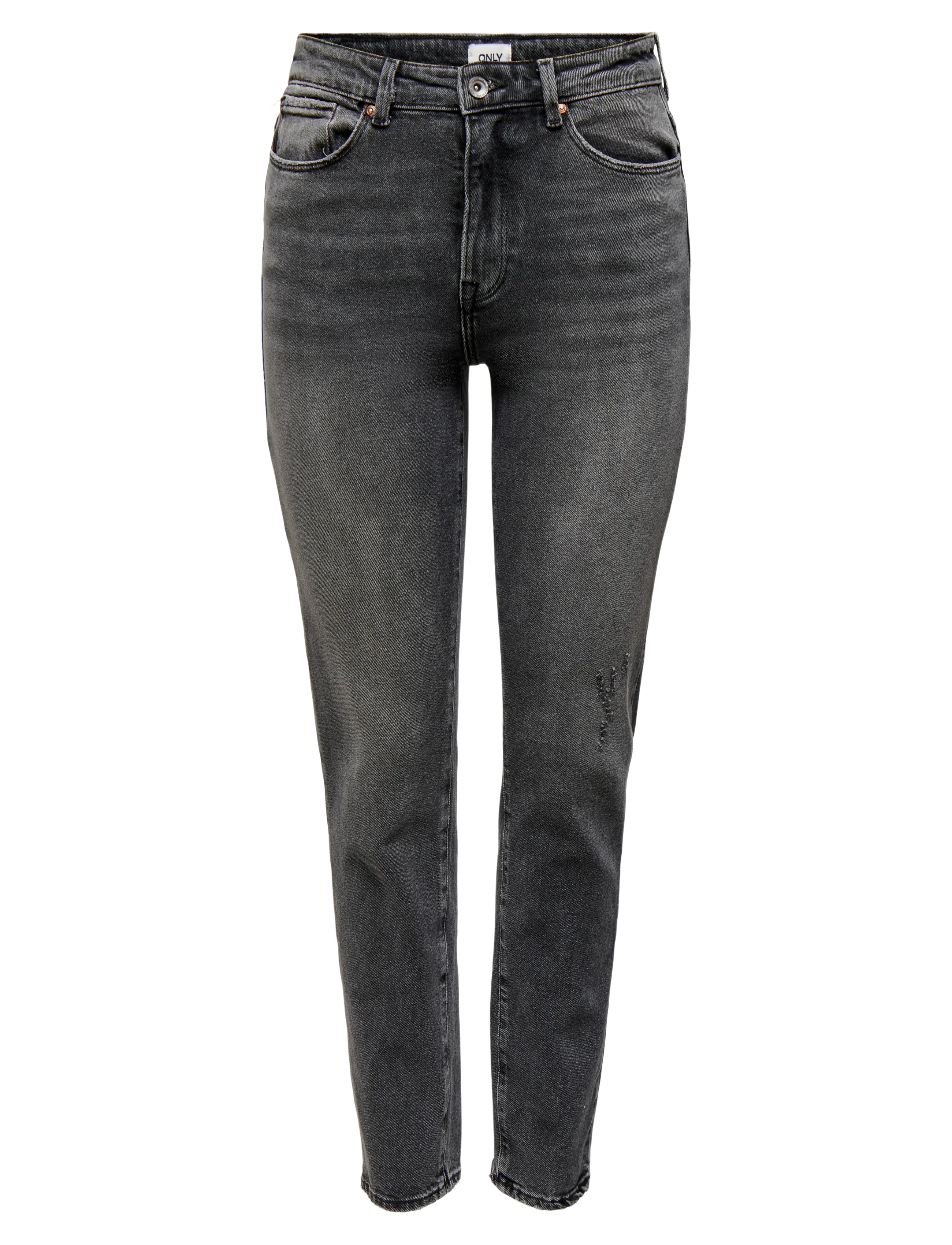 ONLY Onlemily Stretch Hw St Ak Dnm Cro614Noos Grau - 25x30 - Damen