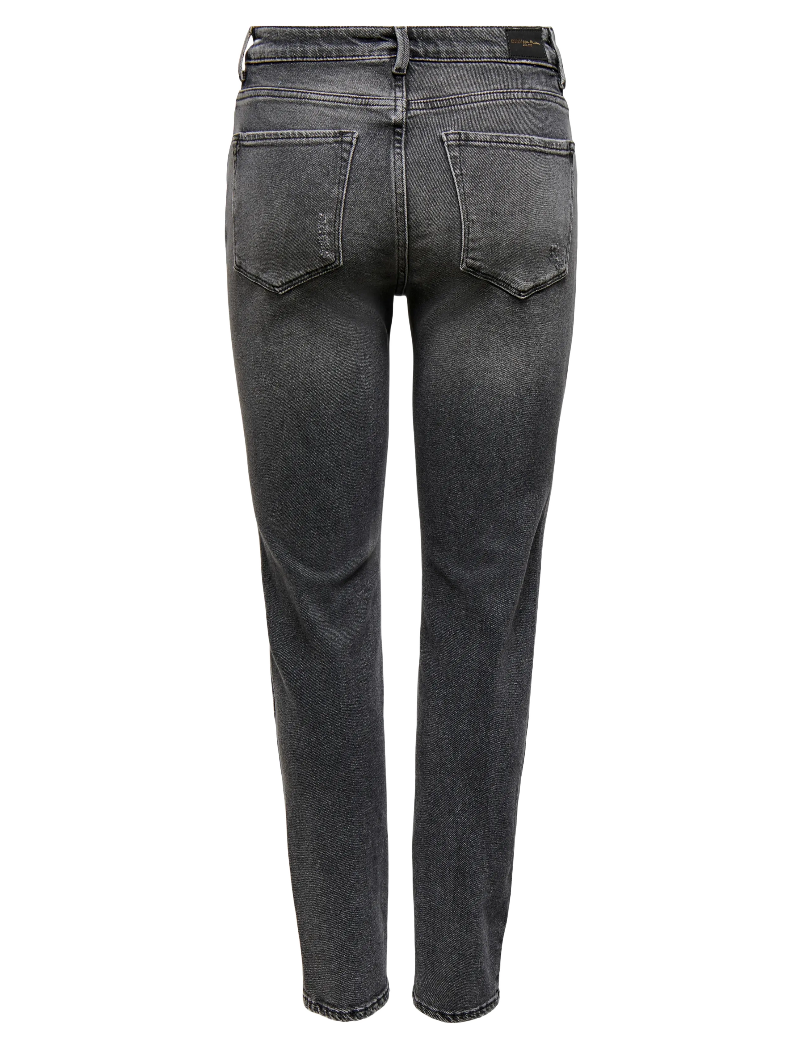 ONLY - ONLEMILY STRETCH HW ST AK DNM CRO614NOOS - raka jeans - dark grey denim - 2