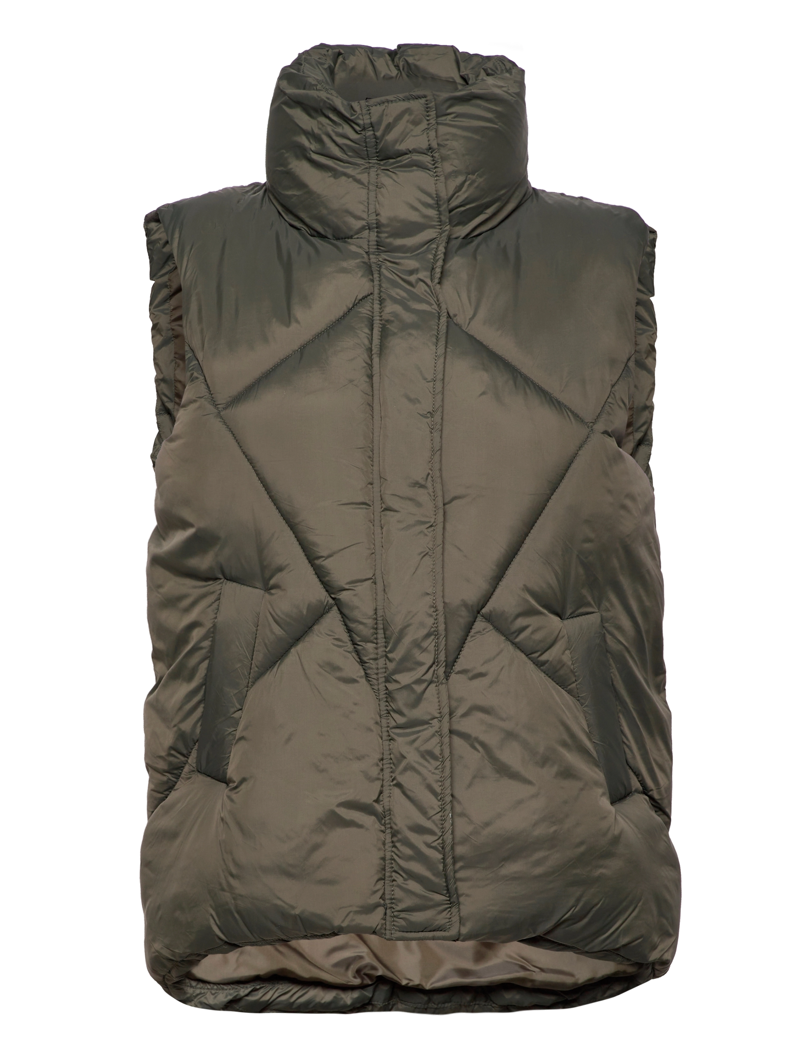ONLY Onlpalma Puffer Weste Cc Otw Khaki - XS - Damen