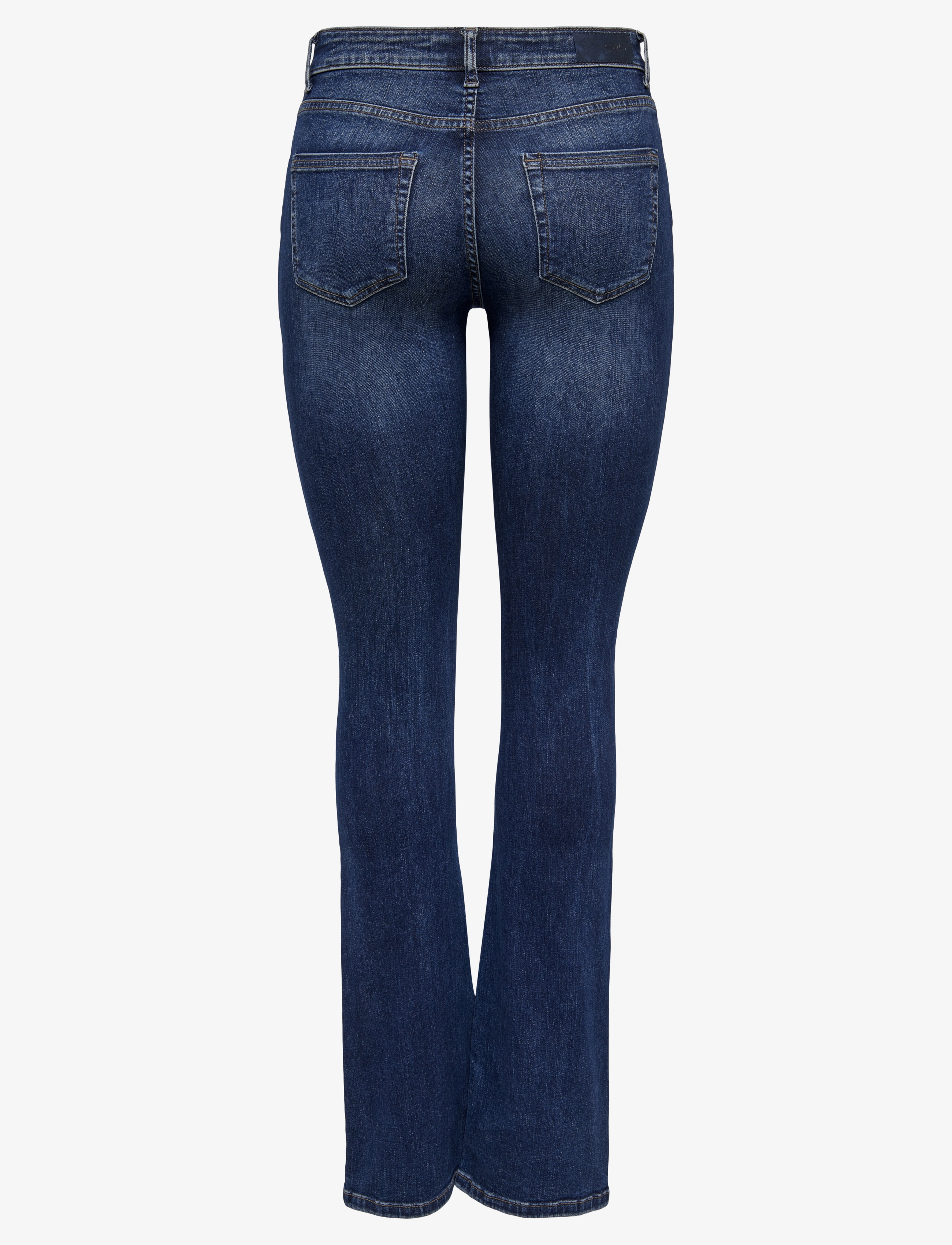 ONLY - ONLBLUSH MID FLARED DNM TAI021 NOOS - Útvíðar gallabuxur - dark blue denim - 2