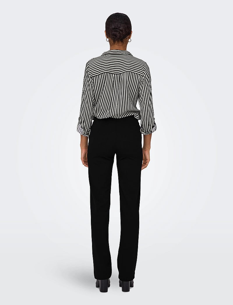 ONLY - ONLRAFFY-YO MID STR PANT PNT NOOS - straight leg hosen - black - 3
