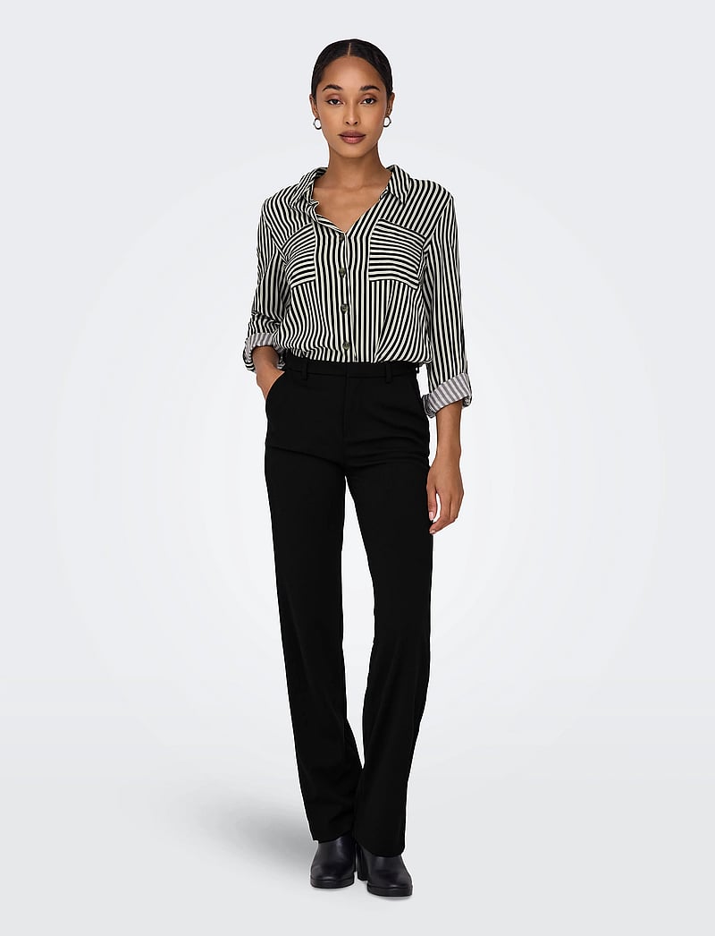 ONLY - ONLRAFFY-YO MID STR PANT PNT NOOS - straight leg hosen - black - 5
