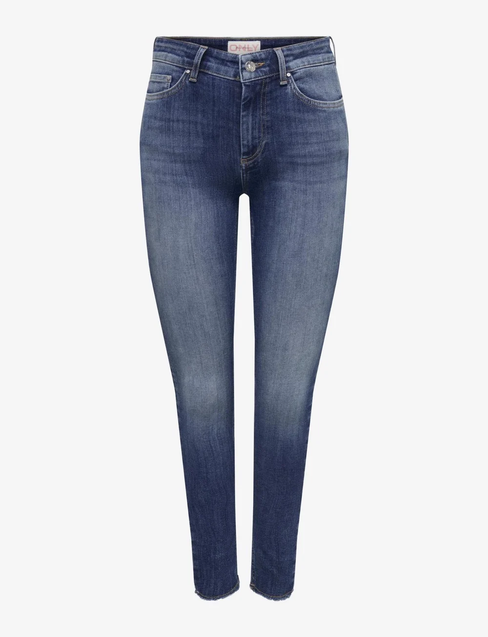 ONLY - ONLBLUSH MID SK ANK  RW DNM REA194 NOOS - skinny jeans - medium blue denim - 1
