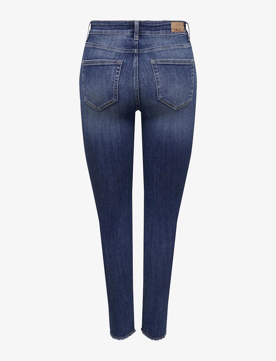 ONLY - ONLBLUSH MID SK ANK RW DNM REA194 NOOS - skinny jeans - medium blue denim - 2