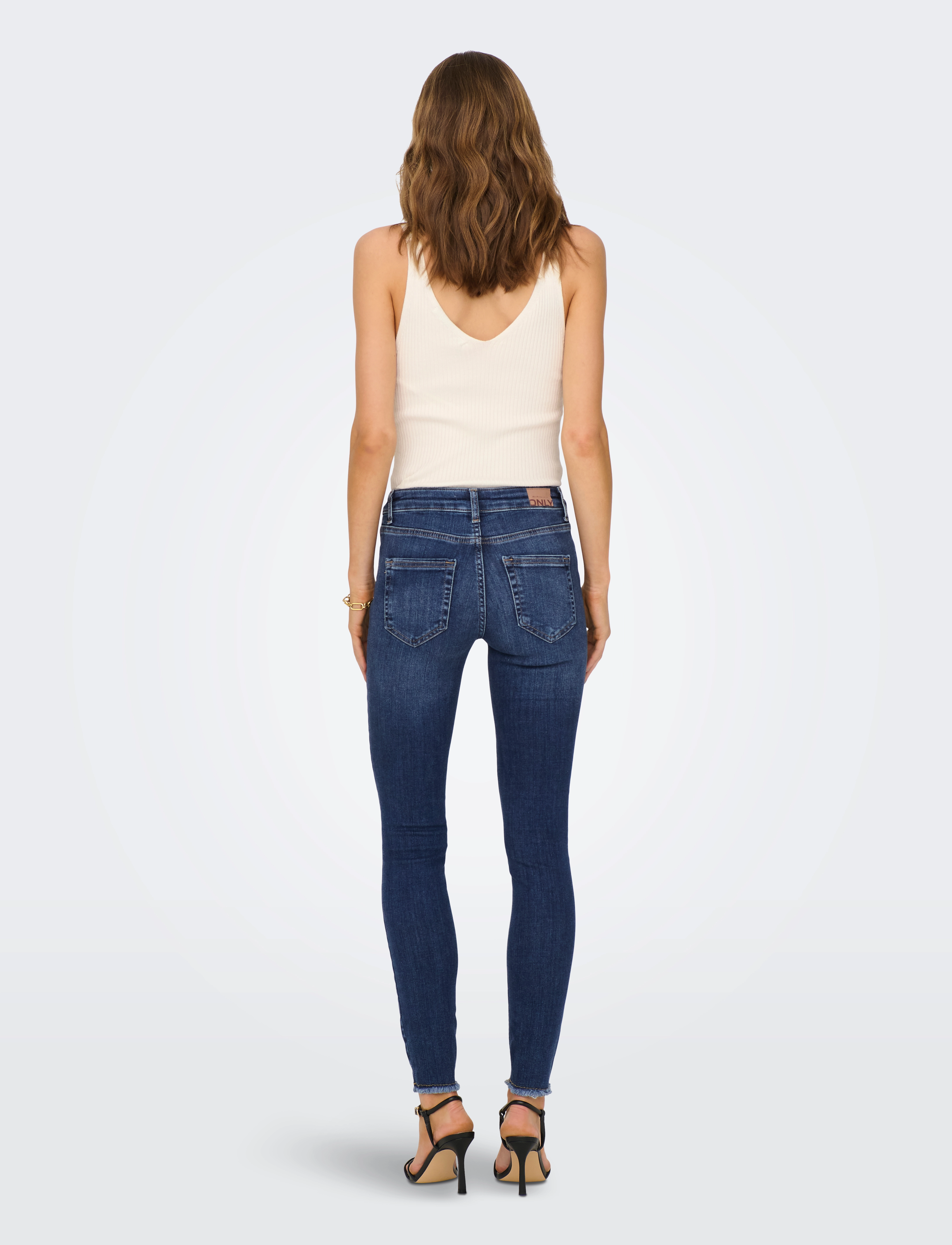 ONLY - ONLBLUSH MID SK ANK  RW DNM REA194 NOOS - skinny jeans - medium blue denim - 3