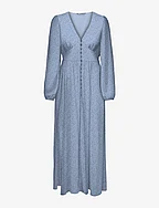 ONLAMANDA L/S LONG DRESS CS PTM - CASHMERE BLUE