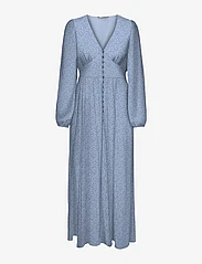 ONLY - ONLAMANDA L/S LONG DRESS CS PTM - festmode zu outlet-preisen - cashmere blue - 0