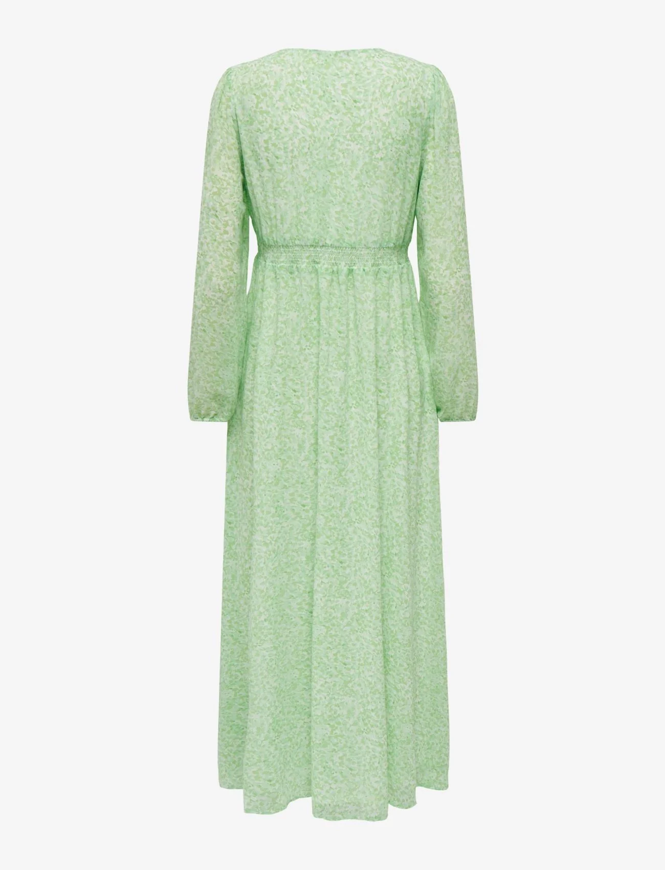 ONLY - ONLAMANDA L/S LONG DRESS CS PTM - odzież imprezowa w cenach outletowych - summer green - 1