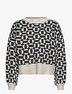 ONLGEO LIFE L/S PULLOVER KNT - OATMEAL
