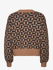 ONLY - ONLGEO LIFE L/S PULLOVER KNT - laveste priser - toasted coconut - 1