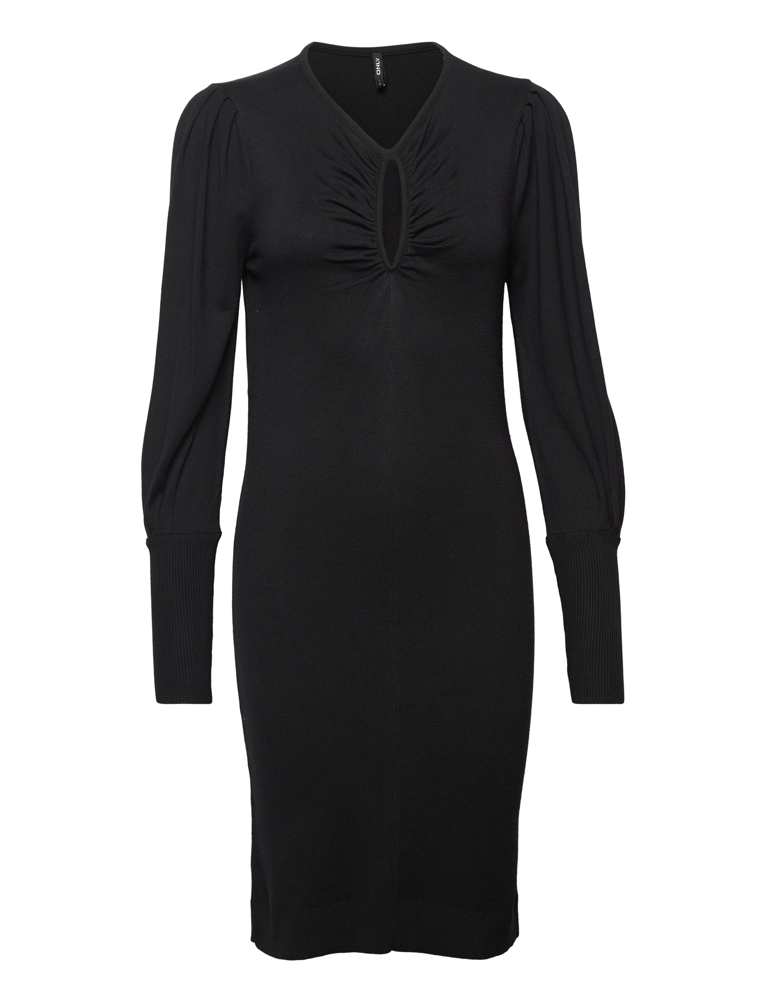 ONLY Onlsweet L/S Detail Kleid Knt Schwarz - S - Damen