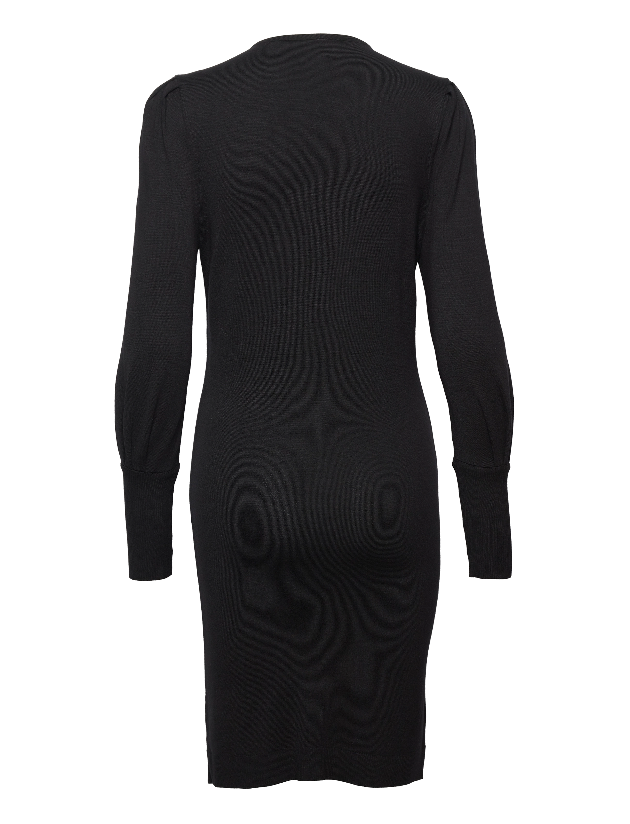 ONLY - ONLSWEET L/S DETAIL DRESS KNT - laveste priser - black - 2