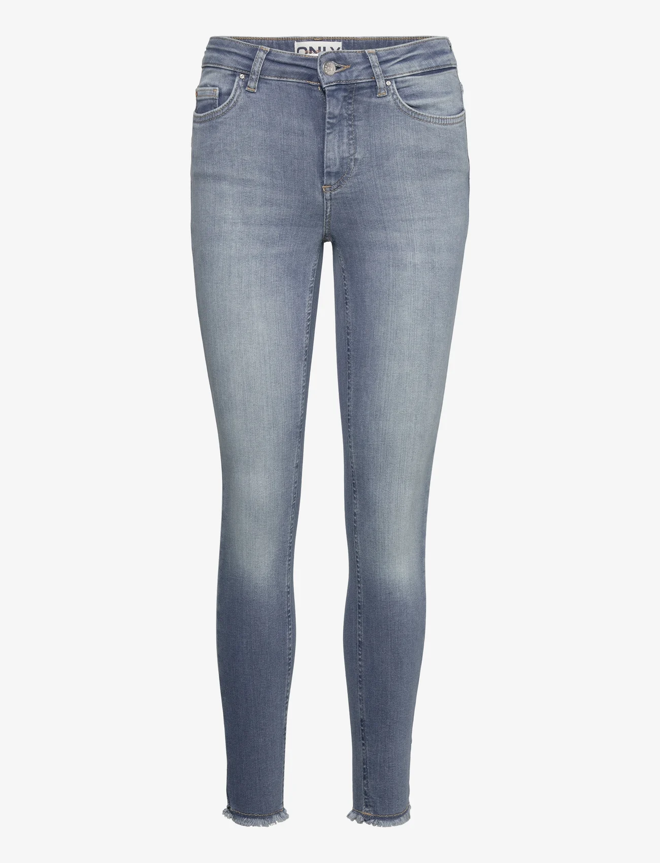 ONLY - ONLBLUSH MID SK ANK  RAW DNM REA231 - skinny jeans - special blue grey denim - 0
