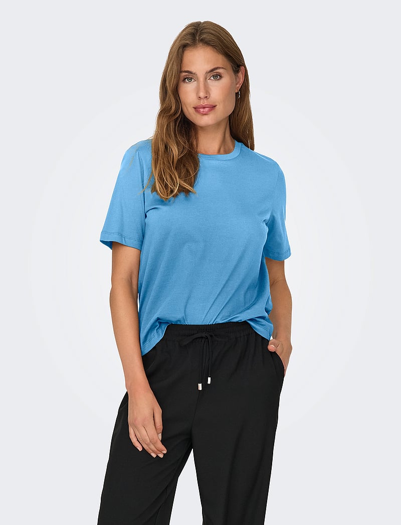 ONLY - ONLONLY S/S TEE JRS NOOS - t-shirts - azure blue - 0