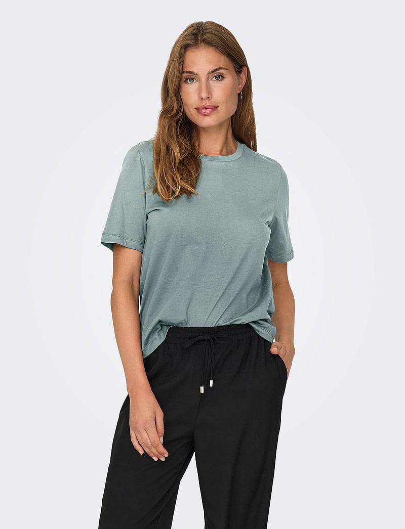 ONLY - ONLONLY S/S TEE JRS NOOS - t-shirts - balsam green - 0