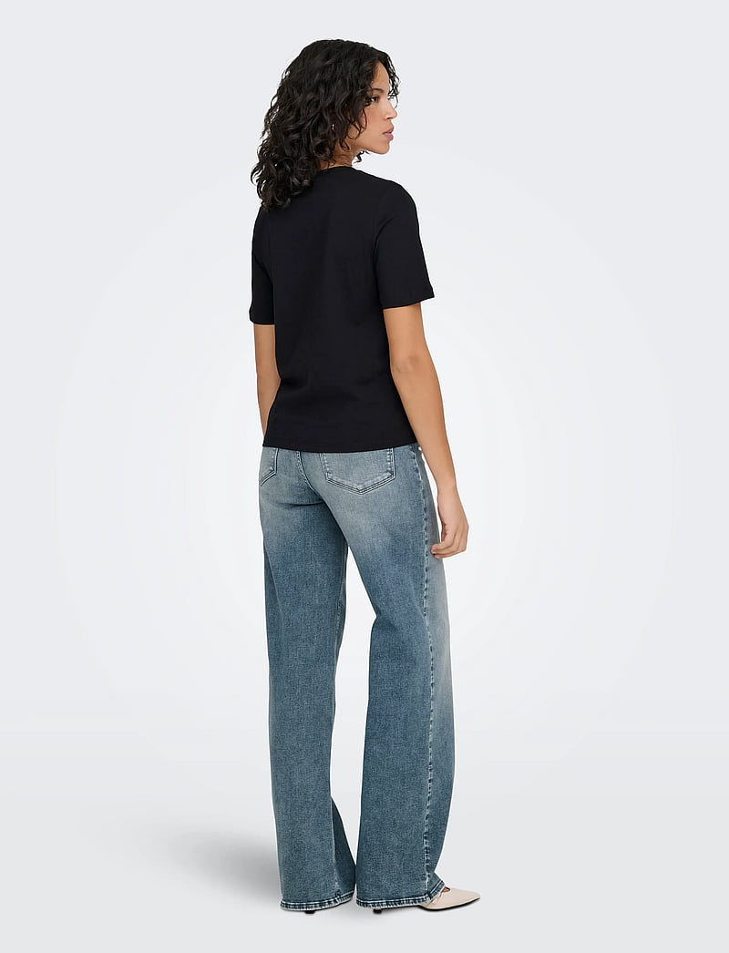 ONLY - ONLONLY S/S TEE JRS NOOS - t-shirts - black - 3
