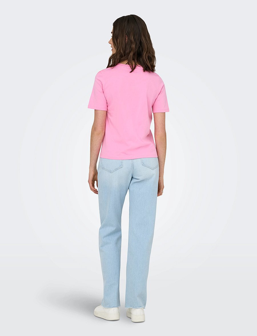 ONLY - ONLONLY S/S TEE JRS NOOS - t-särgid - sachet pink - 3
