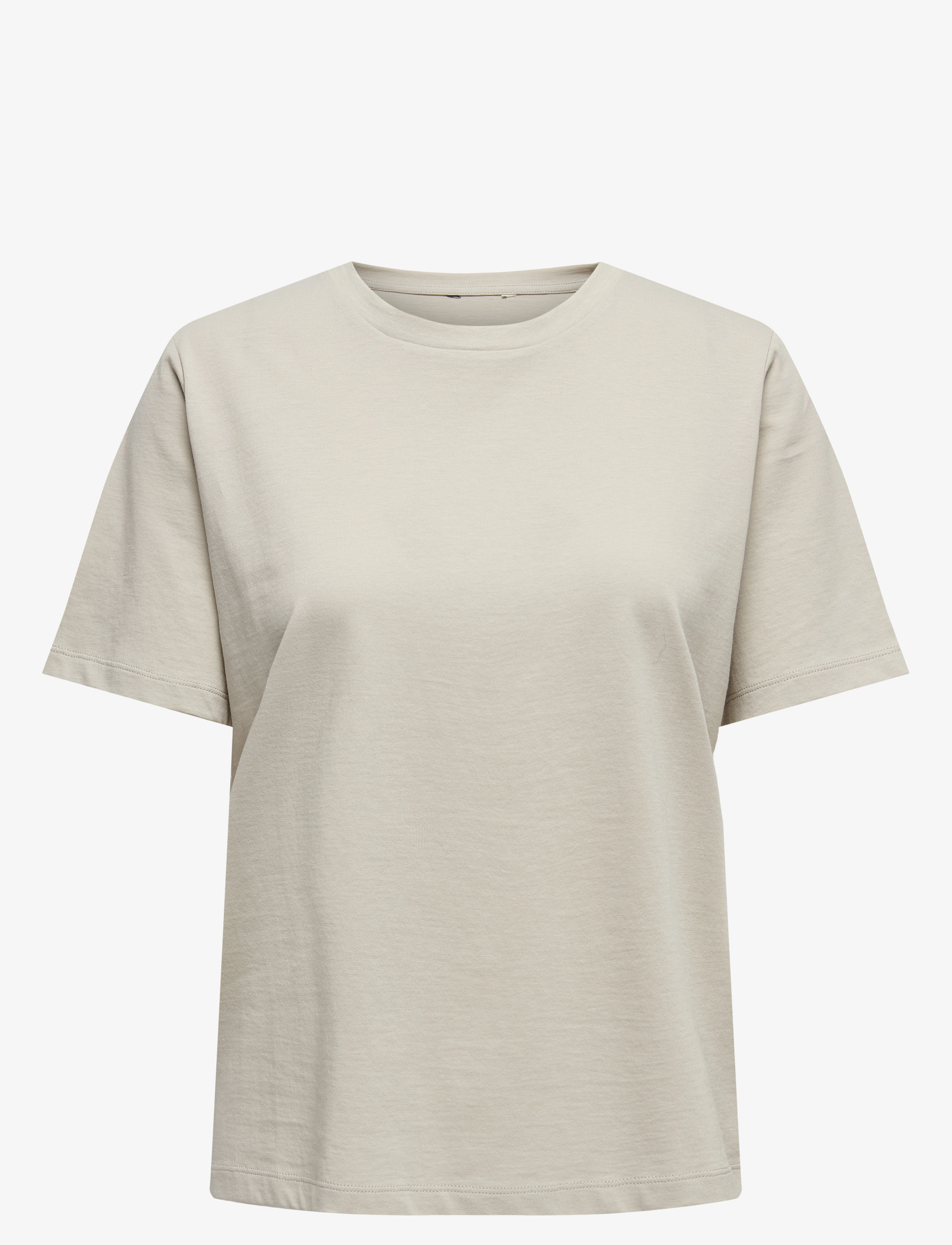 ONLY ONLONLY S/S TEE JRS NOOS - T-shirts - SILVER LINING / beige
