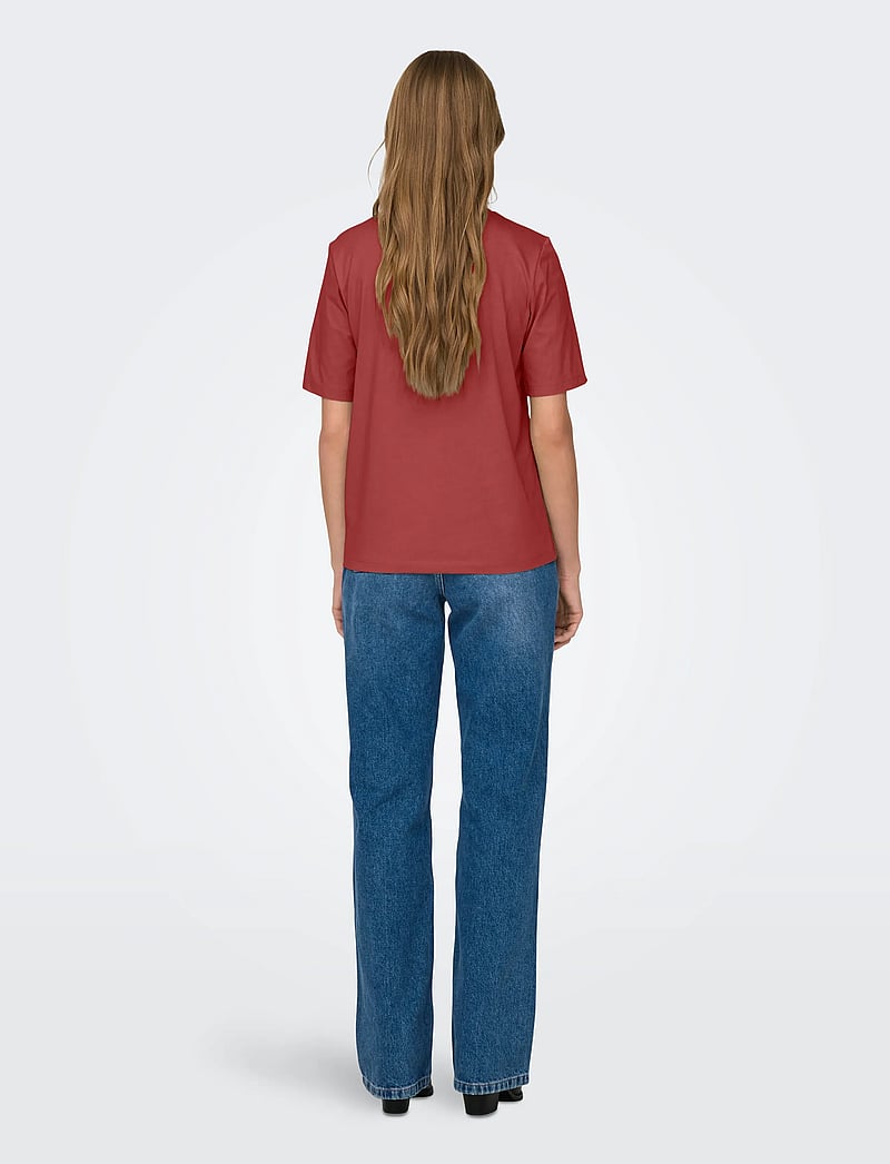 ONLY - ONLONLY S/S TEE JRS NOOS - t-shirts - spiced apple - 3