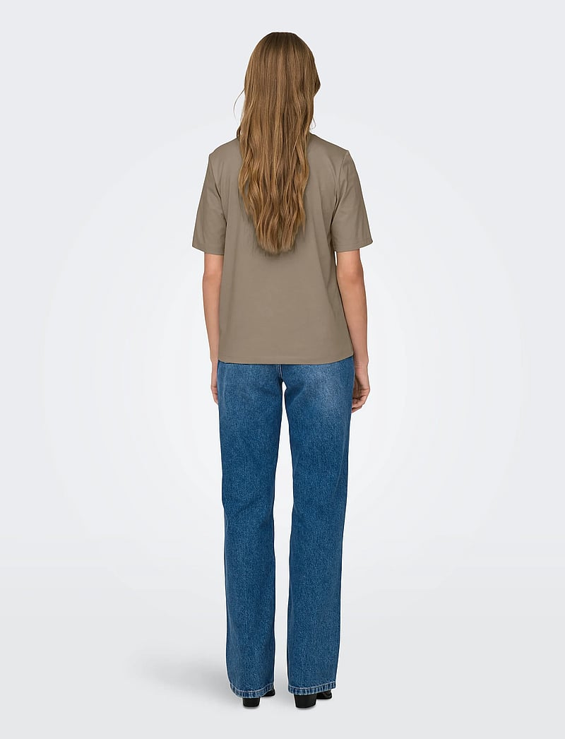 ONLY - ONLONLY S/S TEE JRS NOOS - t-shirts - walnut - 3