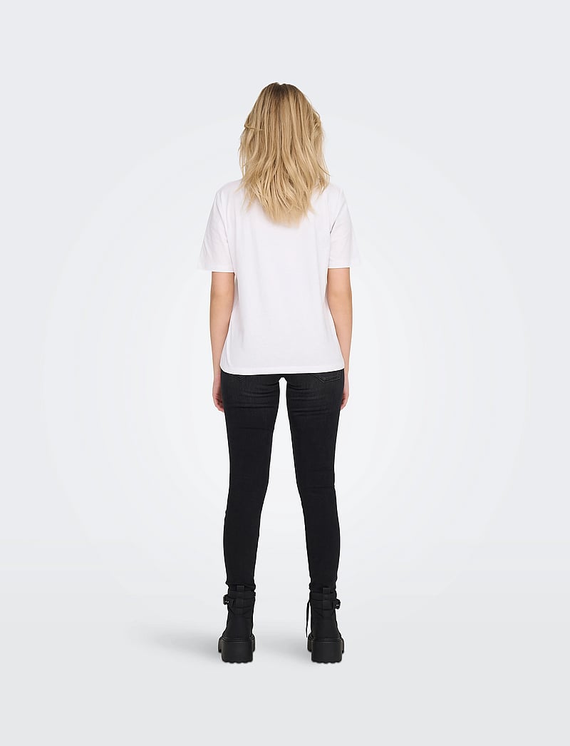ONLY - ONLONLY S/S TEE JRS NOOS - t-shirts - white - 3