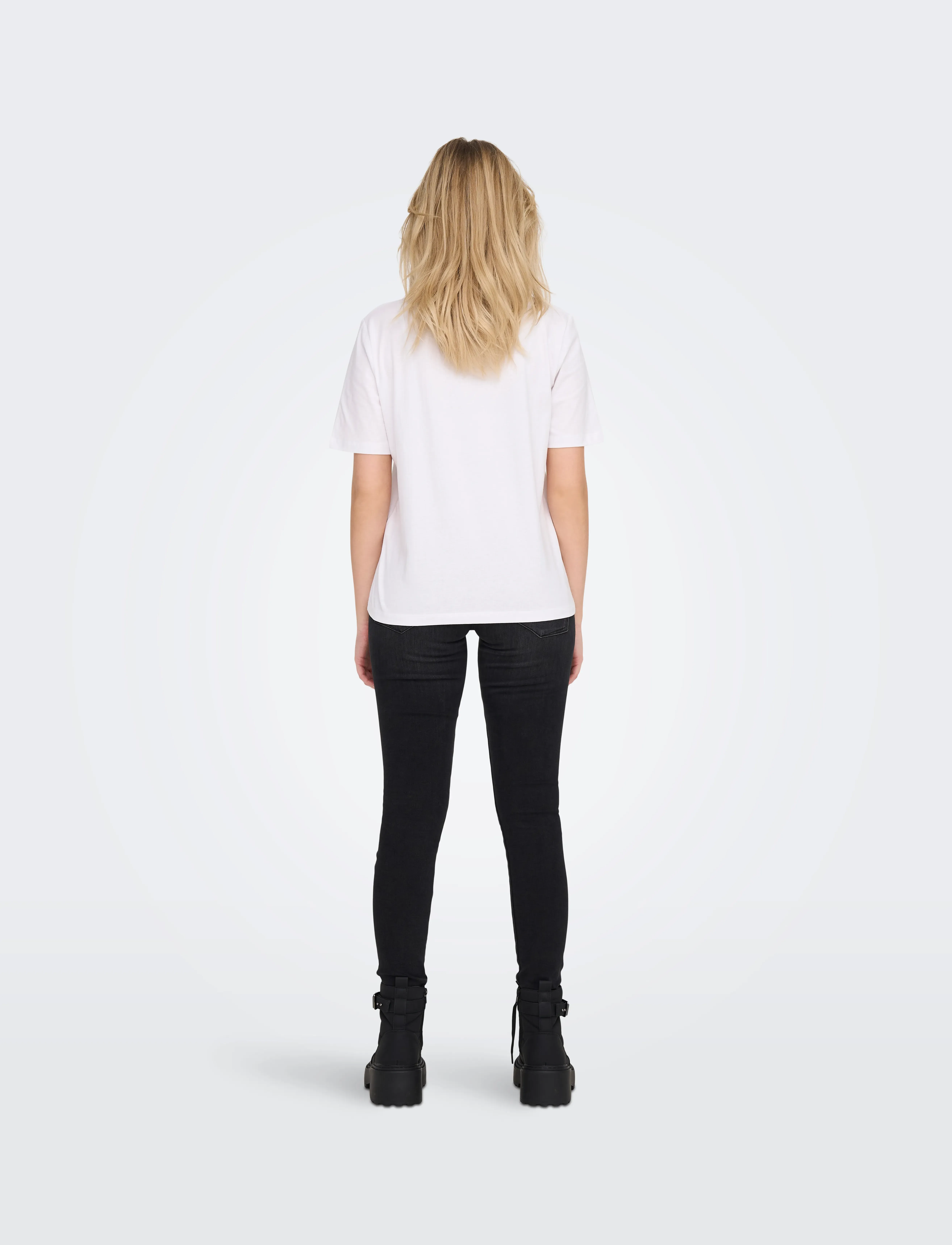 ONLY - ONLONLY S/S TEE JRS NOOS - t-shirts - white - 3