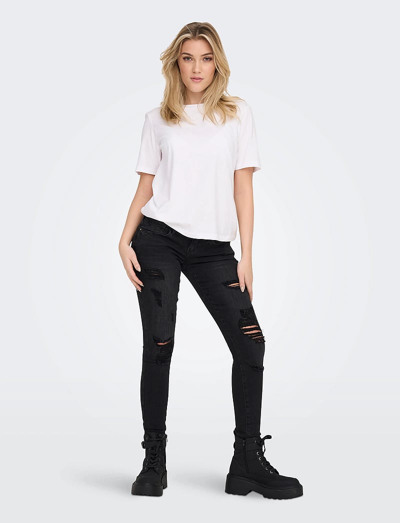 ONLY - ONLONLY S/S TEE JRS NOOS - t-shirty - white - 4