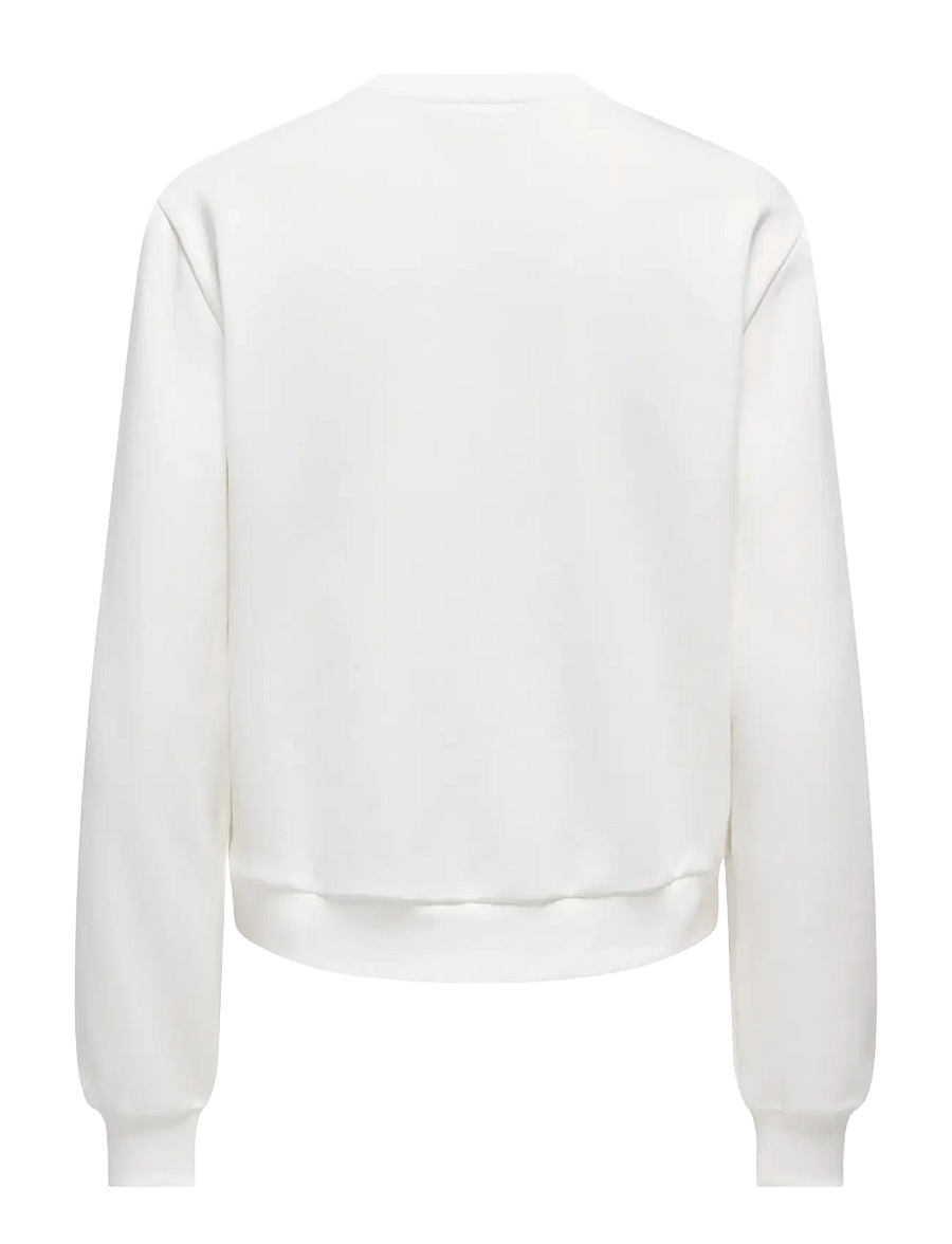 ONLY - ONLYDA XMAS L/S O-NECK BOX SWT - sweatshirts - cloud dancer - 1