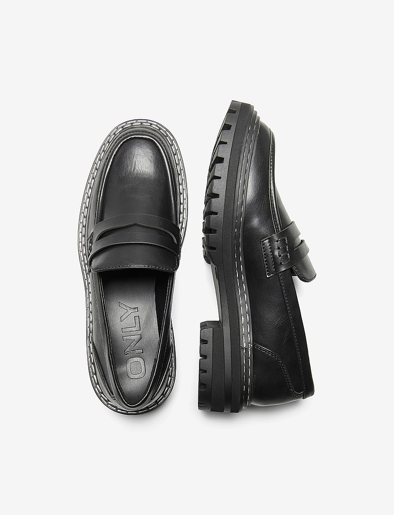 ONLY - ONLBETH-3 PU LOAFER - NOOS - modetrends - black - 3