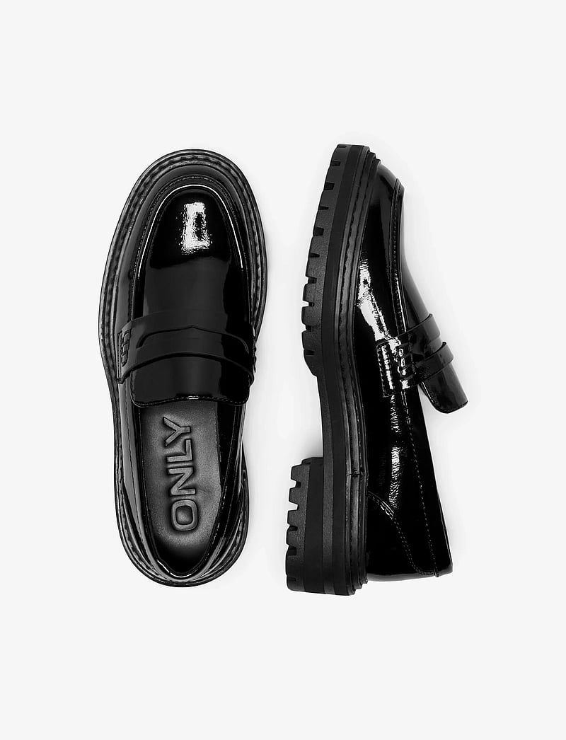 ONLY - ONLBETH-3 PU LOAFER - NOOS - erityistilaisuudet - black - 0