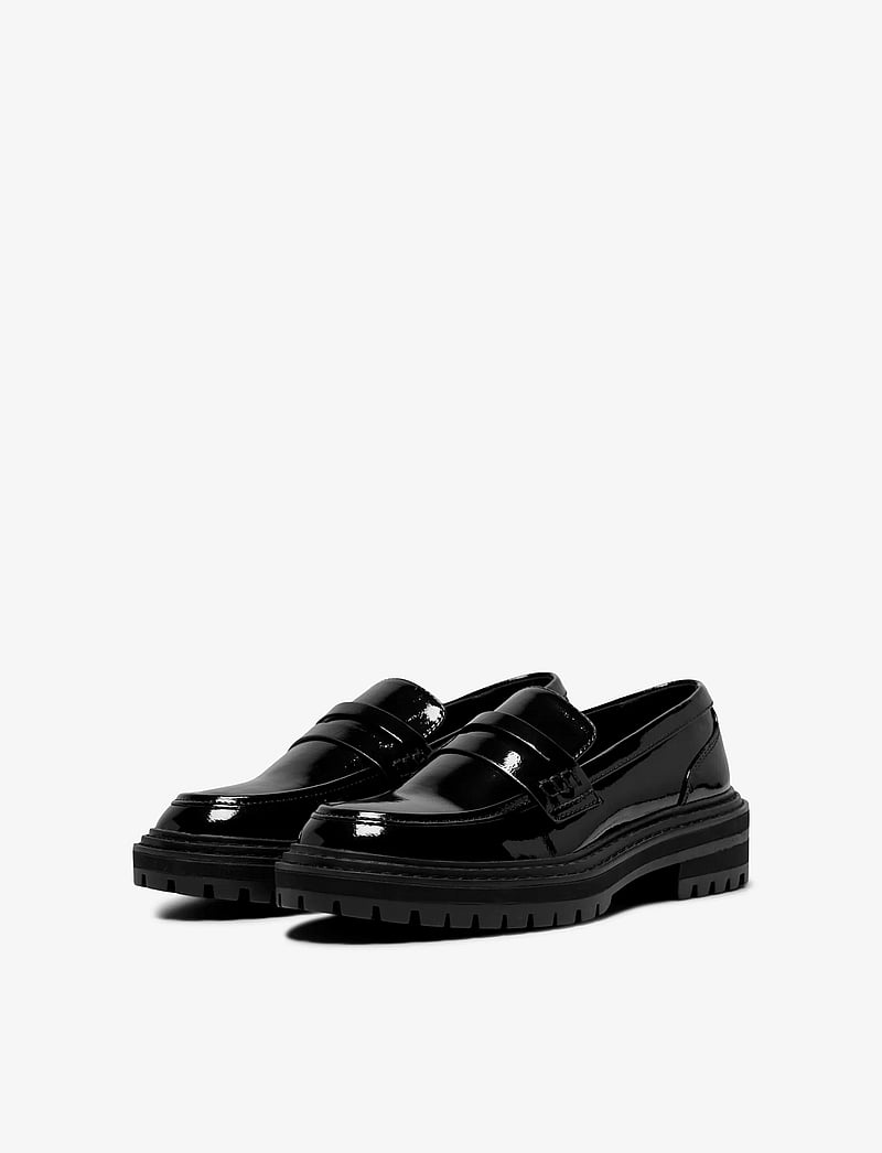 ONLY - ONLBETH-3 PU LOAFER - NOOS - erityistilaisuudet - black - 4