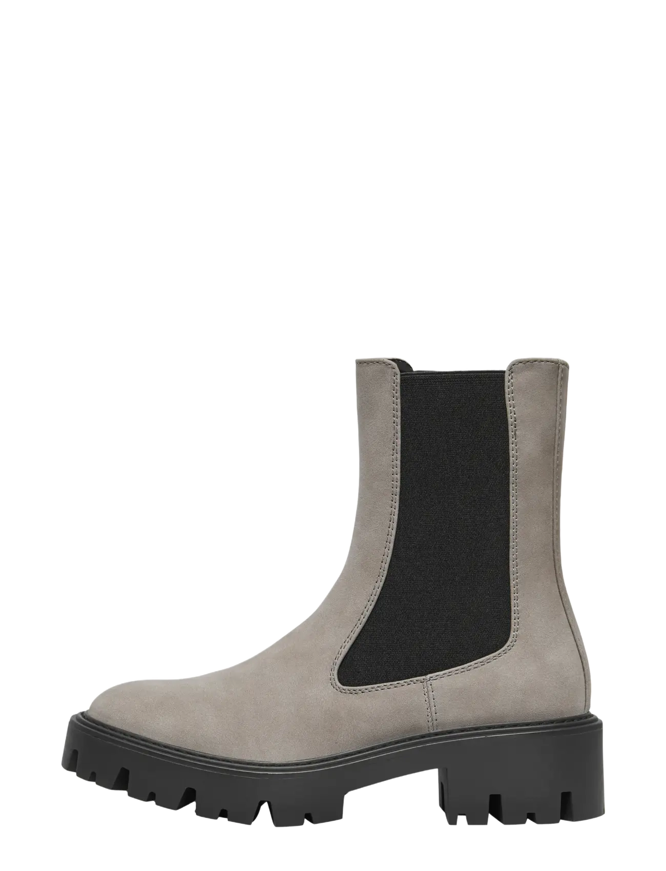 ONLY ONLBETTY-1 NUBUCK PU BOOT - NOOS - Chelsea boots - ALLOY / grey
