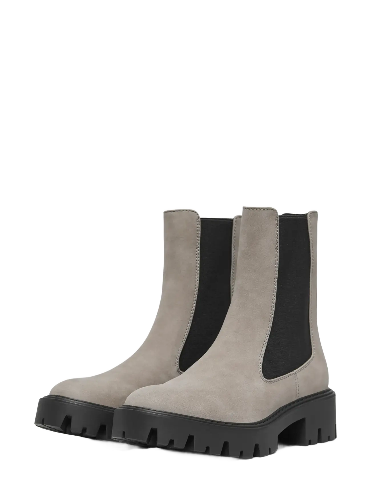 ONLY - ONLBETTY-1 NUBUCK PU BOOT - NOOS - flade ankelstøvler - alloy - 2