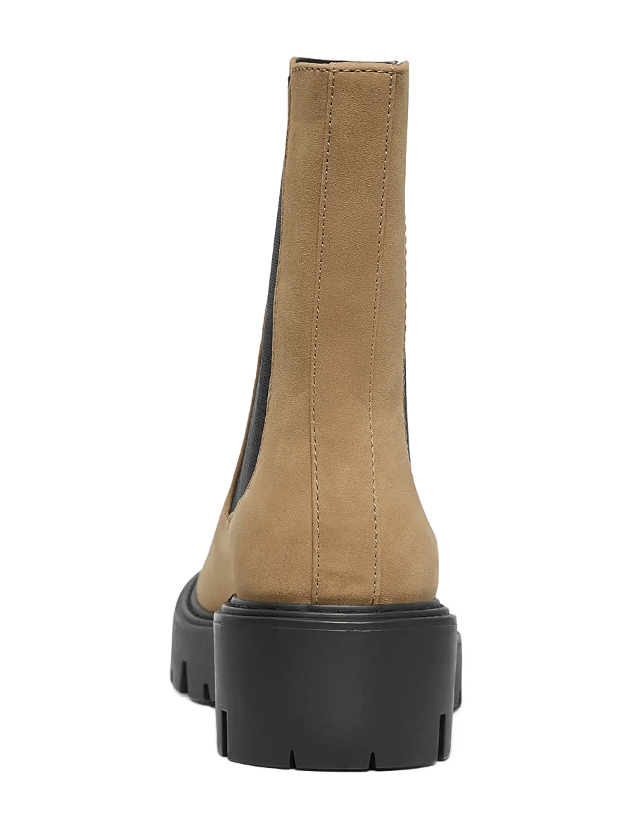 ONLY - ONLBETTY-1 NUBUCK PU BOOT - NOOS - flade ankelstøvler - cocoa crÉme - 1