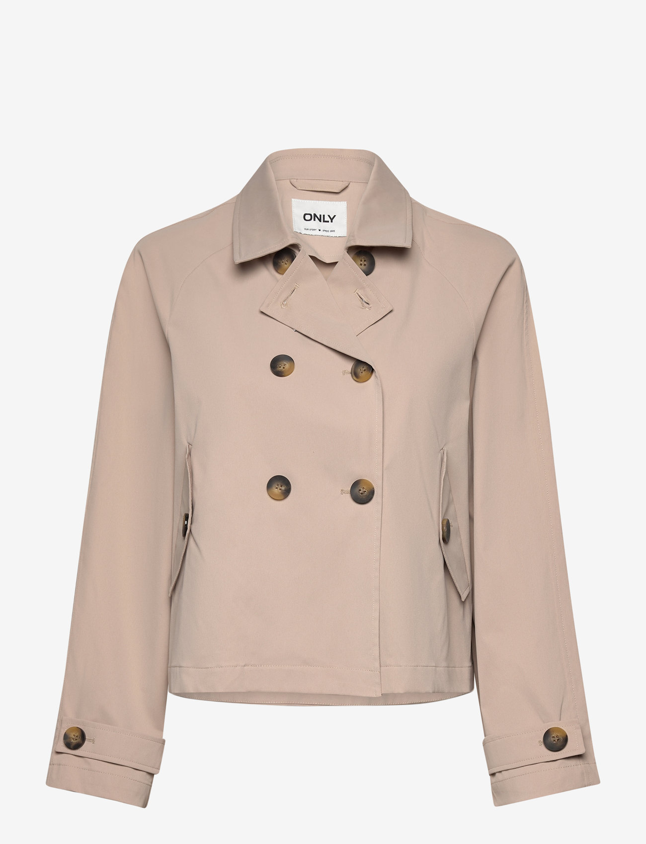 ONLY - ONLAPRIL LIFE SHORT TRENCHCOAT OTW NOOS - oxford tan - 3