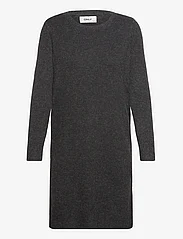 ONLY - ONLRICA LIFE L/S O-NECK DRESS KNT NOOS - midi-kleider - black - 0