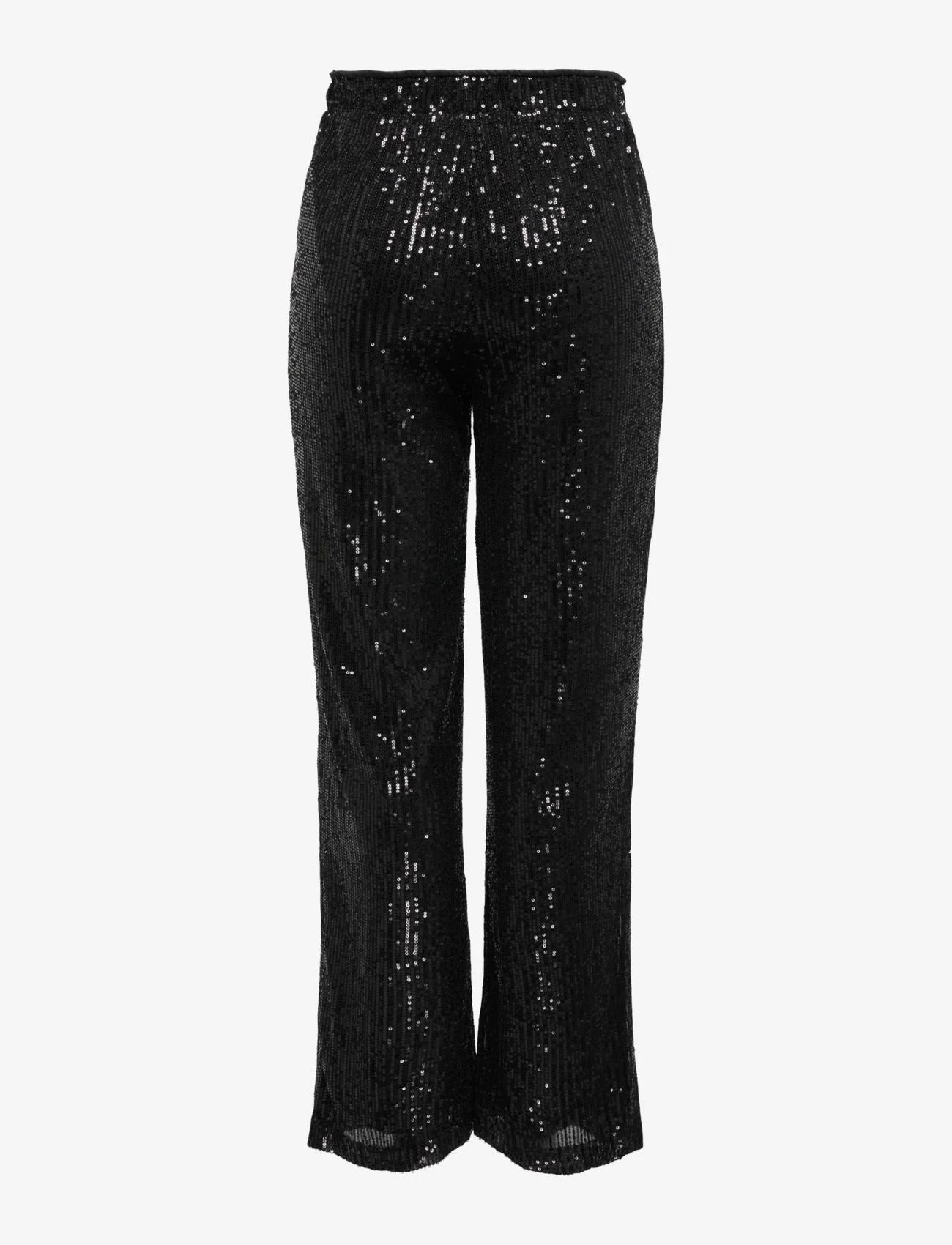 ONLY - ONLGOLDIE WIDE PANT WVN - leveälahkeiset housut - black - 1